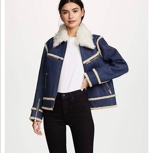 Rag & Bone Andrew Jacket, Shearling, New with Tags